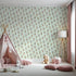 Front view of Whimsy Tots' Botanical Numbers Grid in Mint Green
