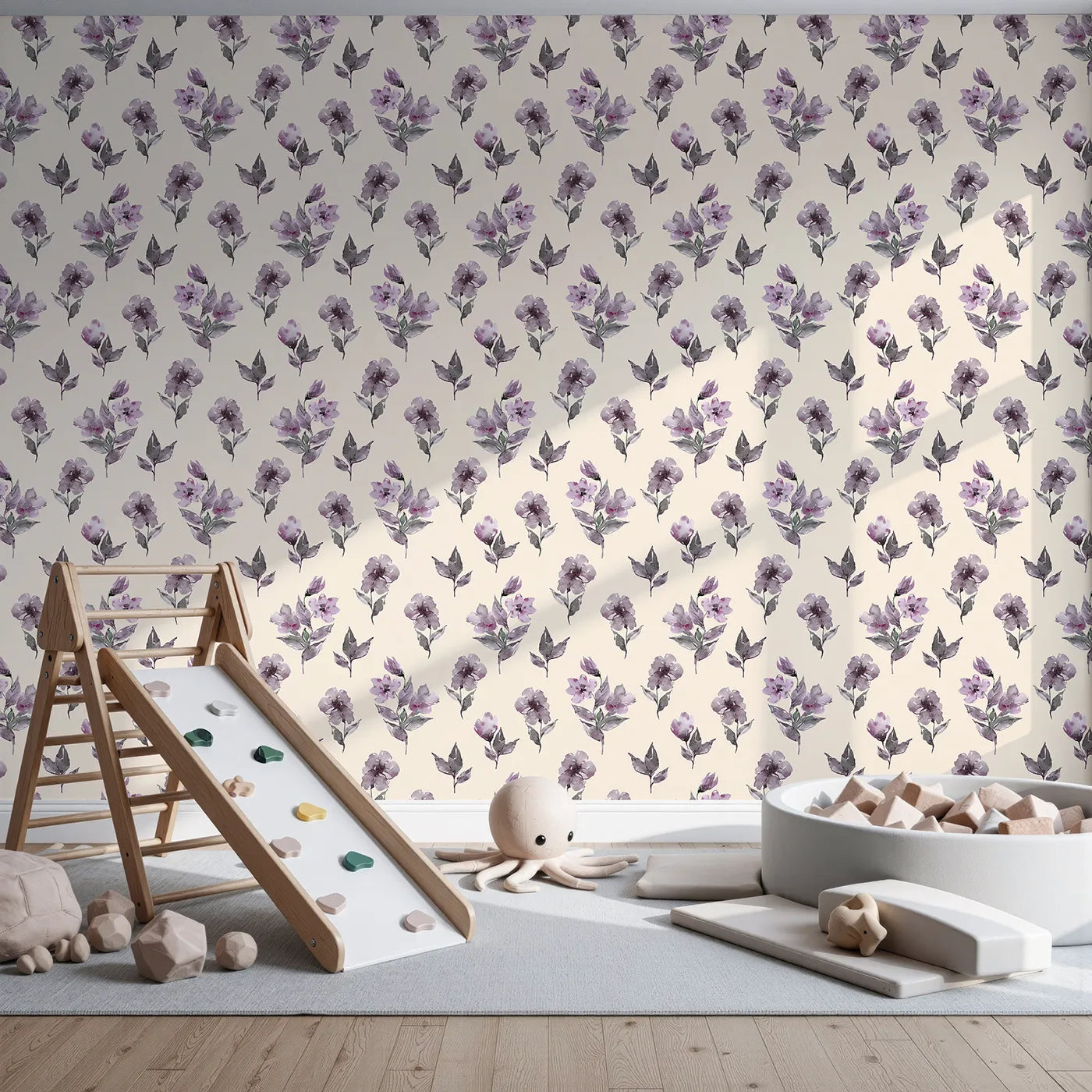 Front view of Whimsy Tots' Lilac Sprig Dance in Sand