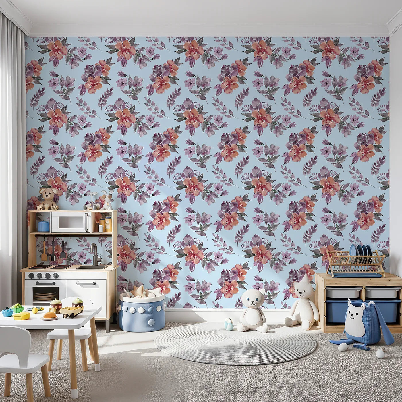 Front view of Whimsy Tots' Blushing Garden Harmony in Sky