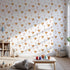 Front view of Whimsy Tots' Heartfelt Balloons Wallpaper in White