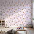 Front view of Whimsy Tots' Heartfelt Balloons Wallpaper in Pink