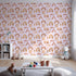 Front view of Whimsy Tots' Sun-Drenched Shapes Wallpaper in Cream