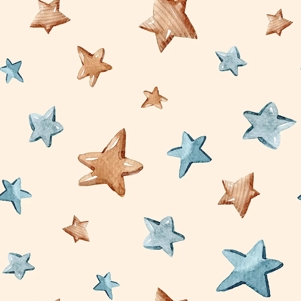 Where Hand-Drawn Stars Gently Twinkle