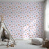 Front view of Whimsy Tots' Heartful Whimsy Wallpaper in Blush Pink