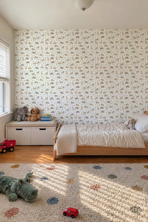 Mural styled in room