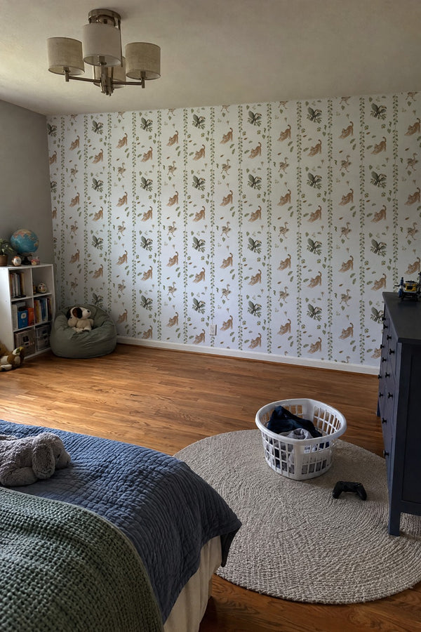 Mural styled in room