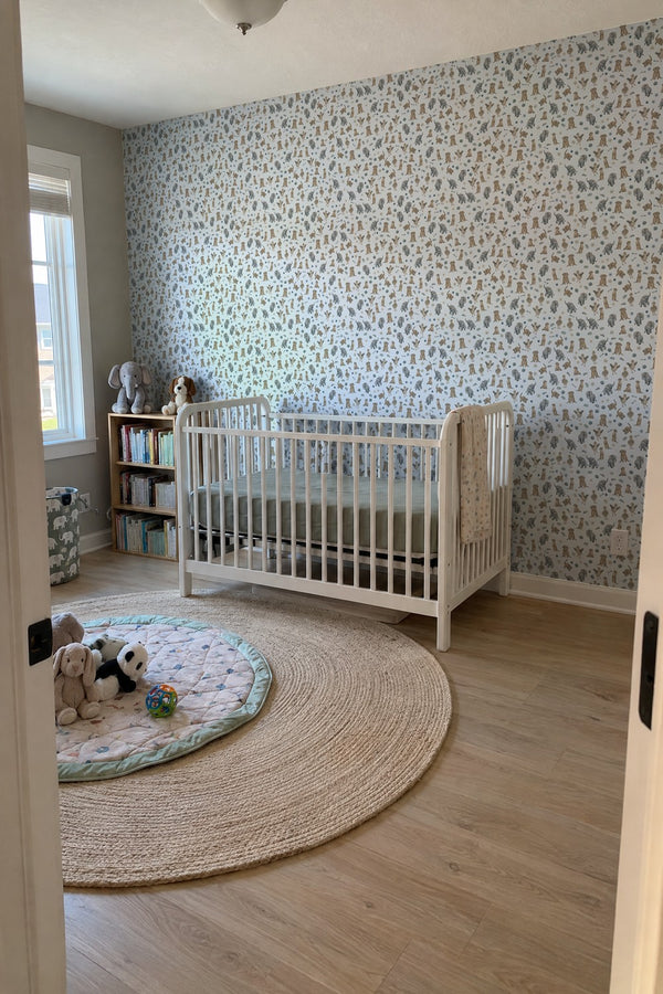 Mural styled in room