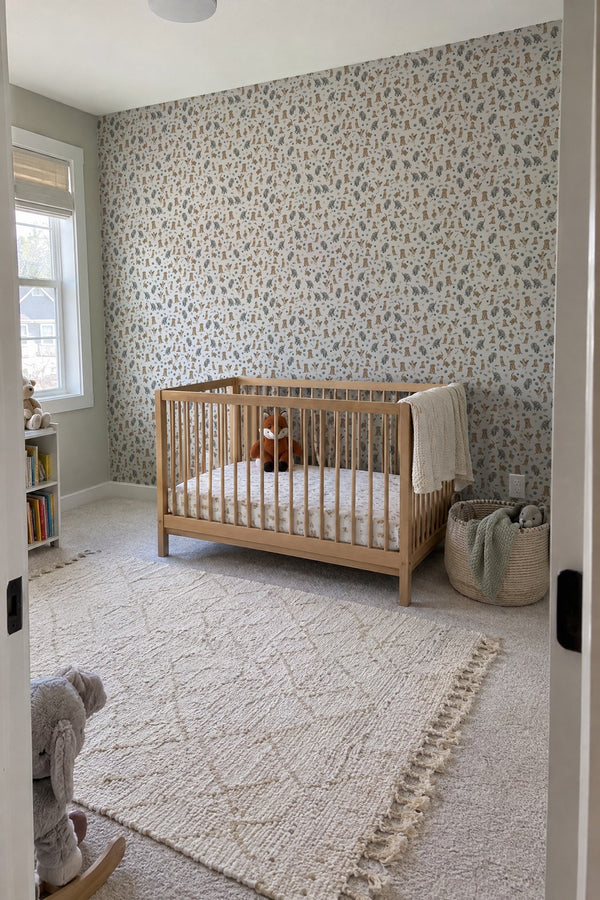 Mural styled in room