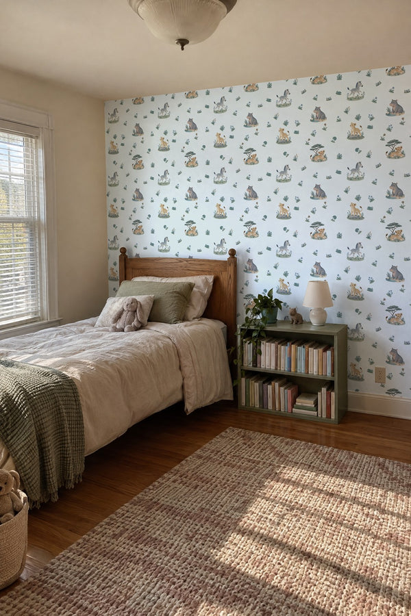 Mural styled in room