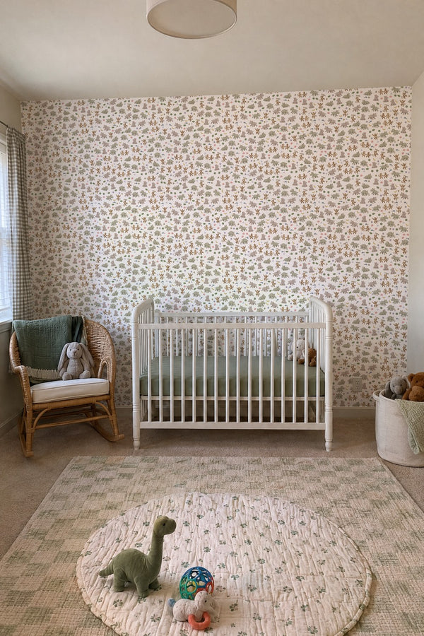 Mural styled in room