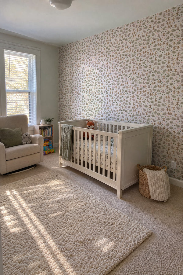 Mural styled in room