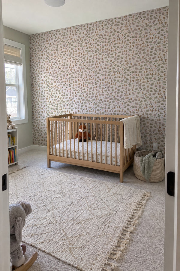Mural styled in room