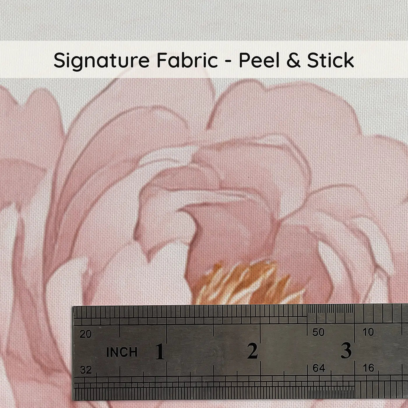Soft Pink Watercolor on peel and stick fabric - Whimsy Tots
