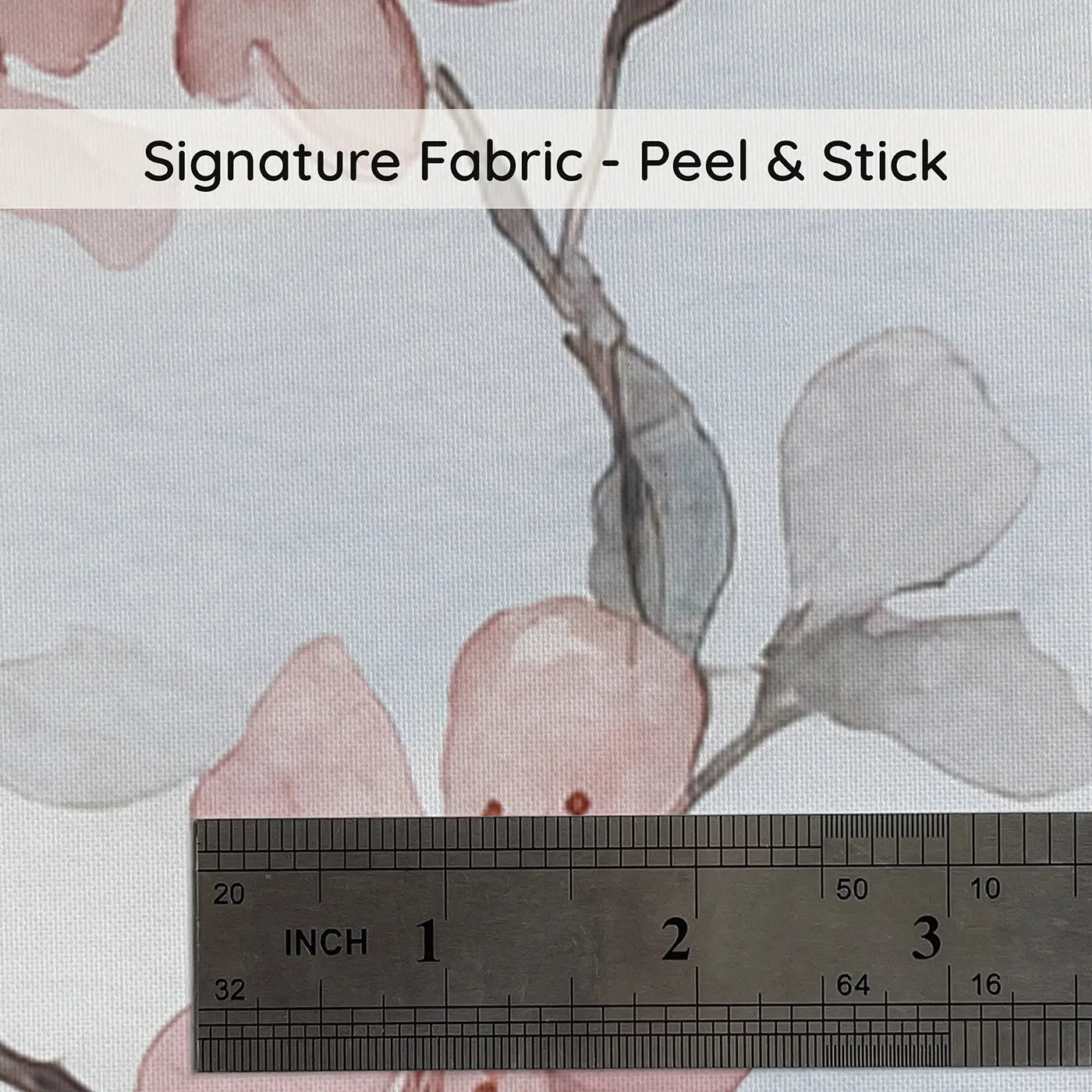 Cherry Blossom Watercolor on peel and stick fabric - Whimsy Tots
