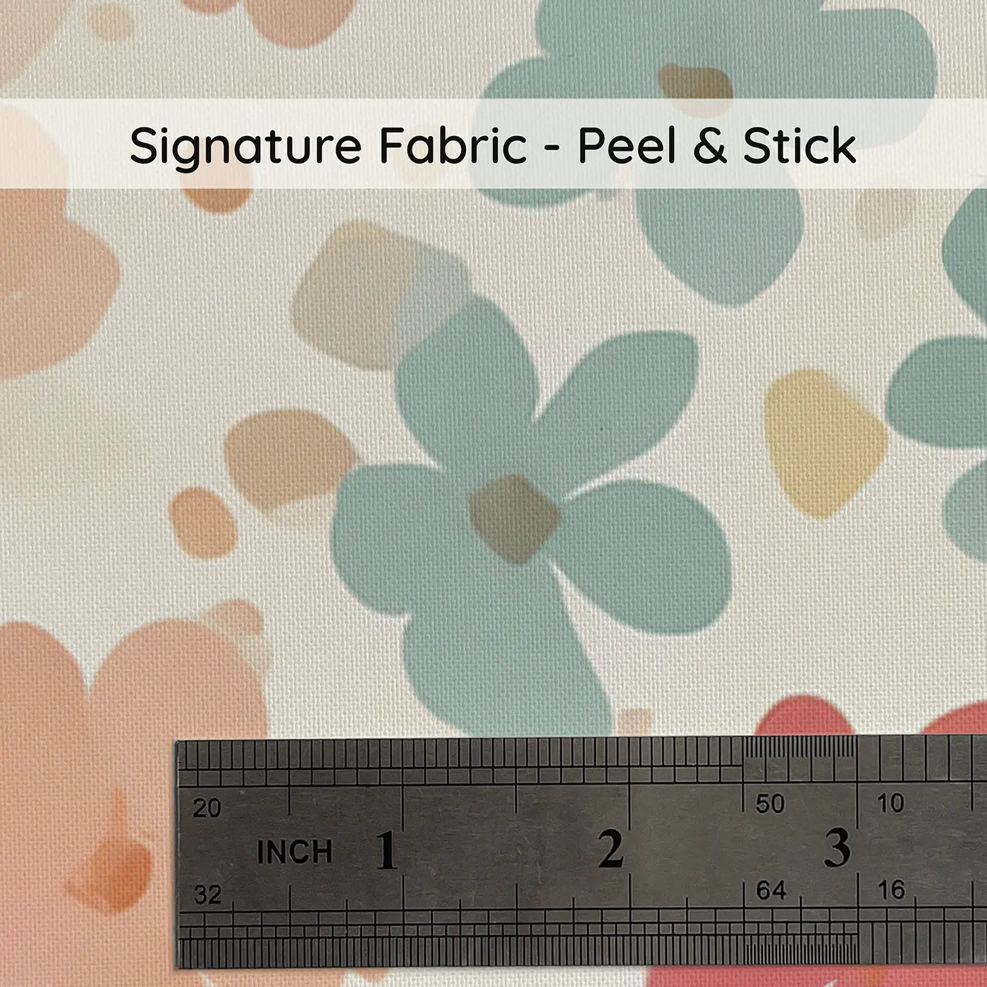Mini Daisies Ditsy Floral on peel and stick fabric - Whimsy Tots