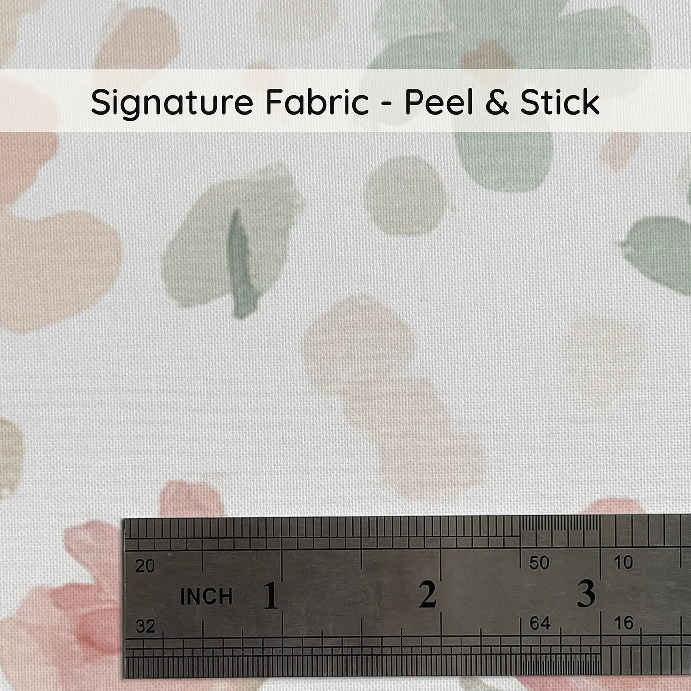Rosebuds Pink Ditsy Floral on peel and stick fabric - Whimsy Tots