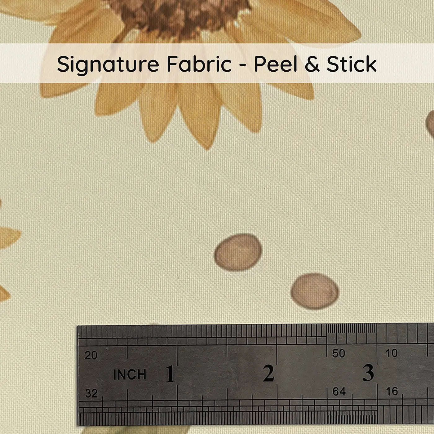 Mini Sunflower Ditsy Floral on peel and stick fabric - Whimsy Tots
