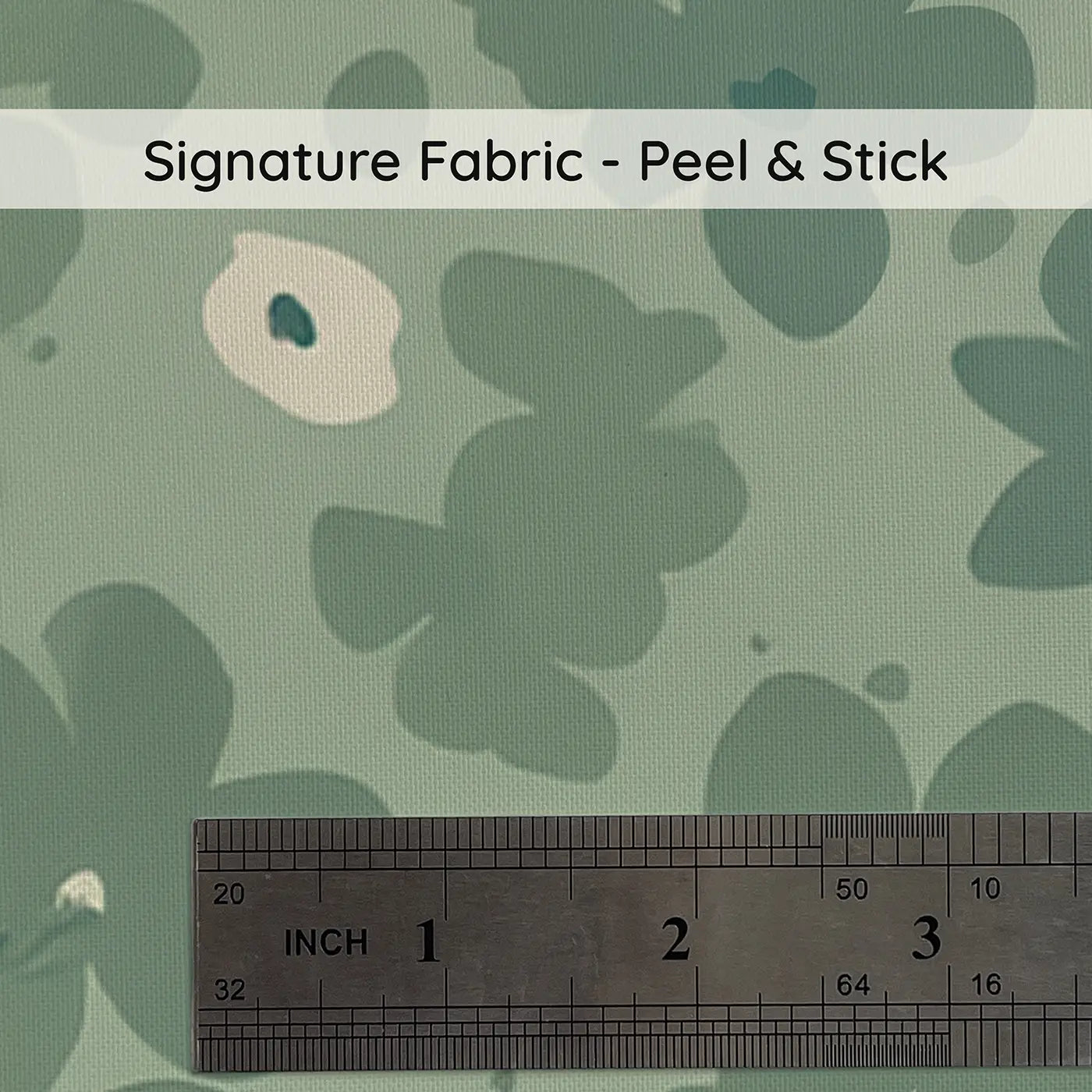 Floral Sage Ditsy Floral on peel and stick fabric - Whimsy Tots