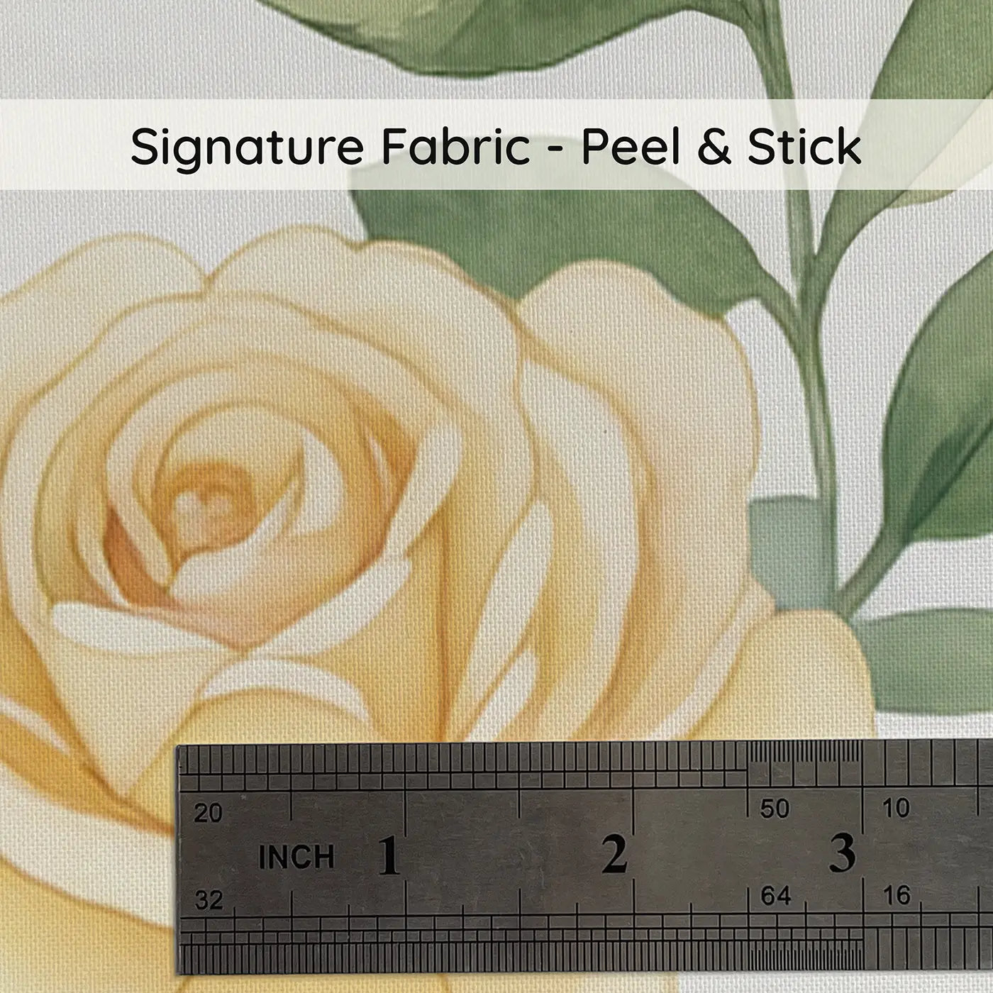 Roses Watercolor on peel and stick fabric - Whimsy Tots