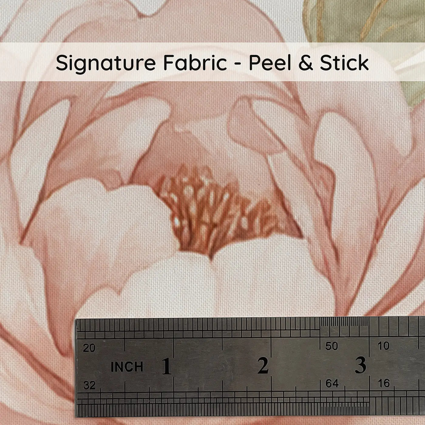 Blush Gold Watercolor on peel and stick fabric - Whimsy Tots
