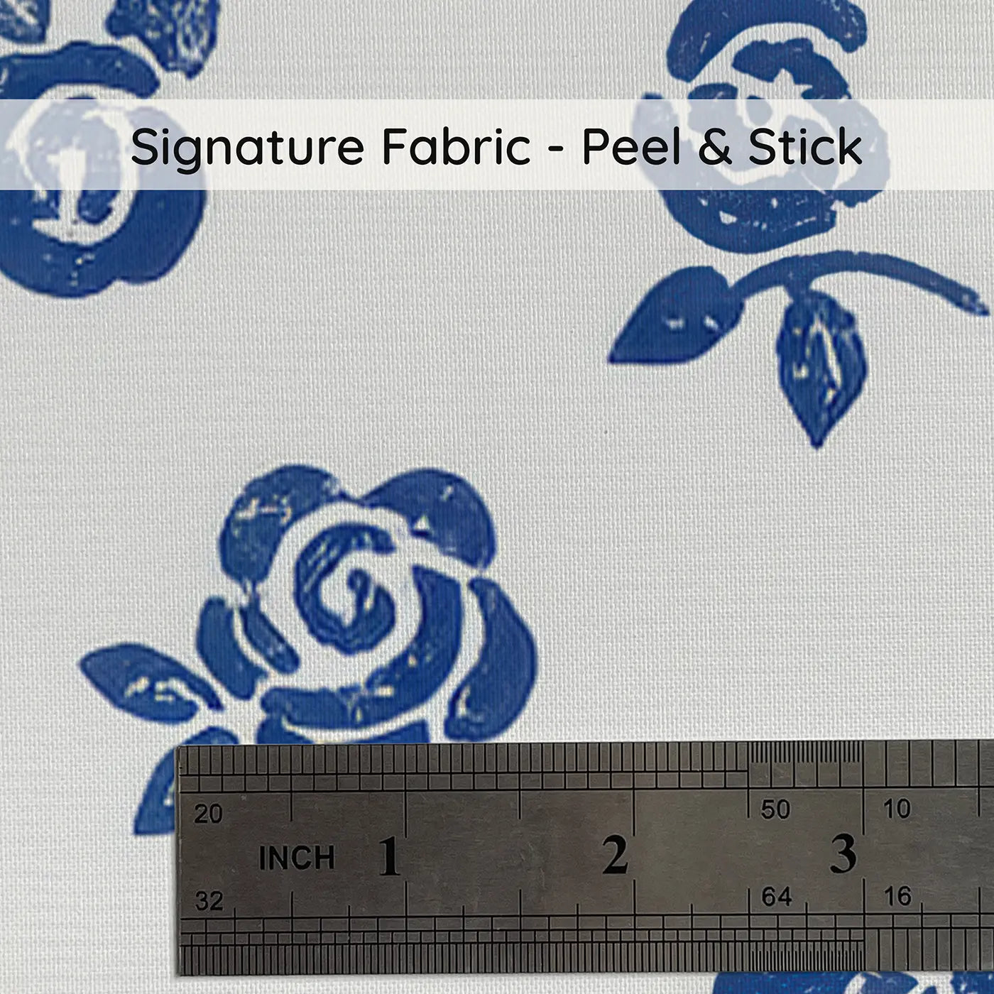 Roses Leaves Ditsy Floral on peel and stick fabric - Whimsy Tots