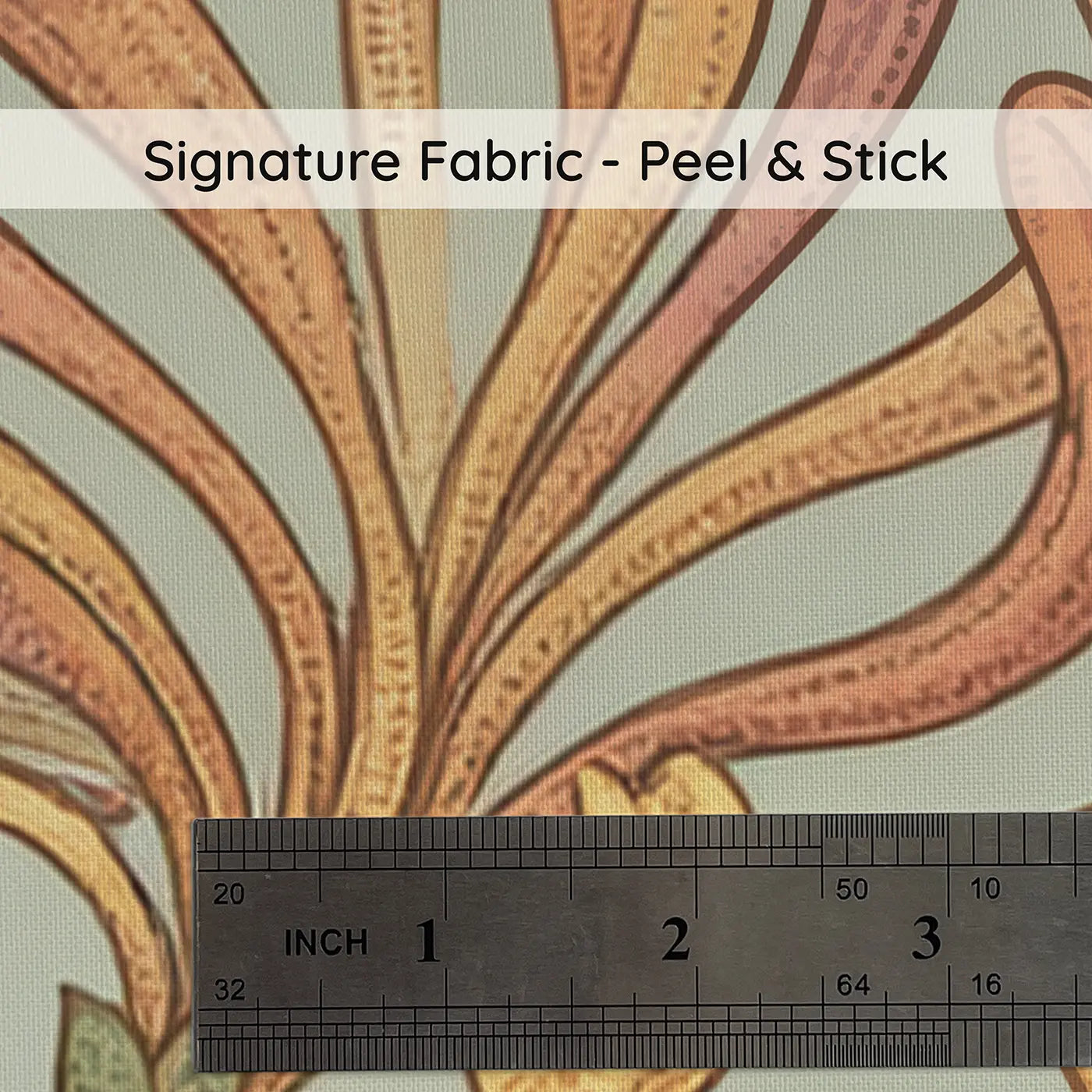 Trailing Honeysuckle Botanical Elegance on peel and stick fabric - Whimsy Tots