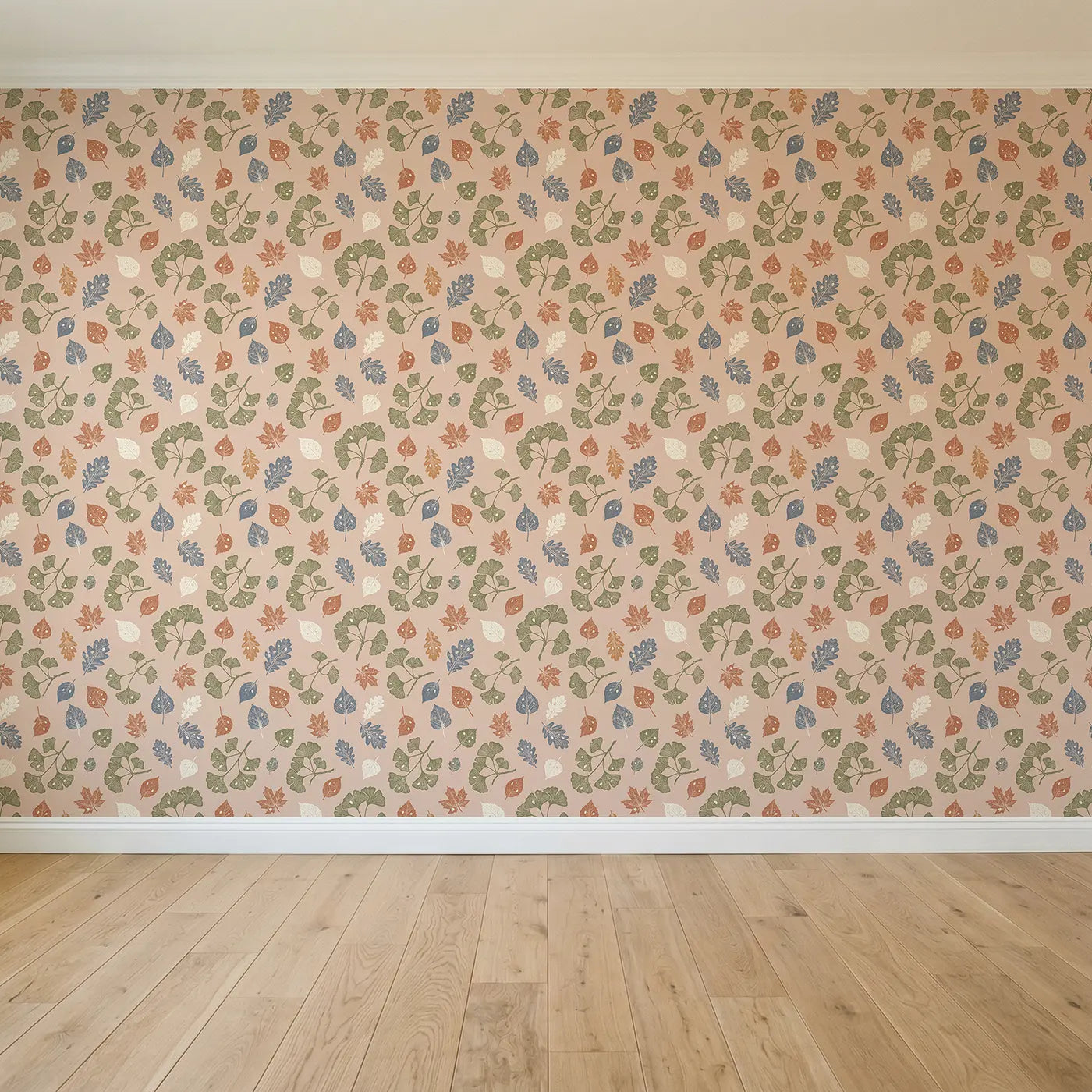 Pressed Botanical Specimens Block Print seamless wallpaper full pattern - Whimsy Tots