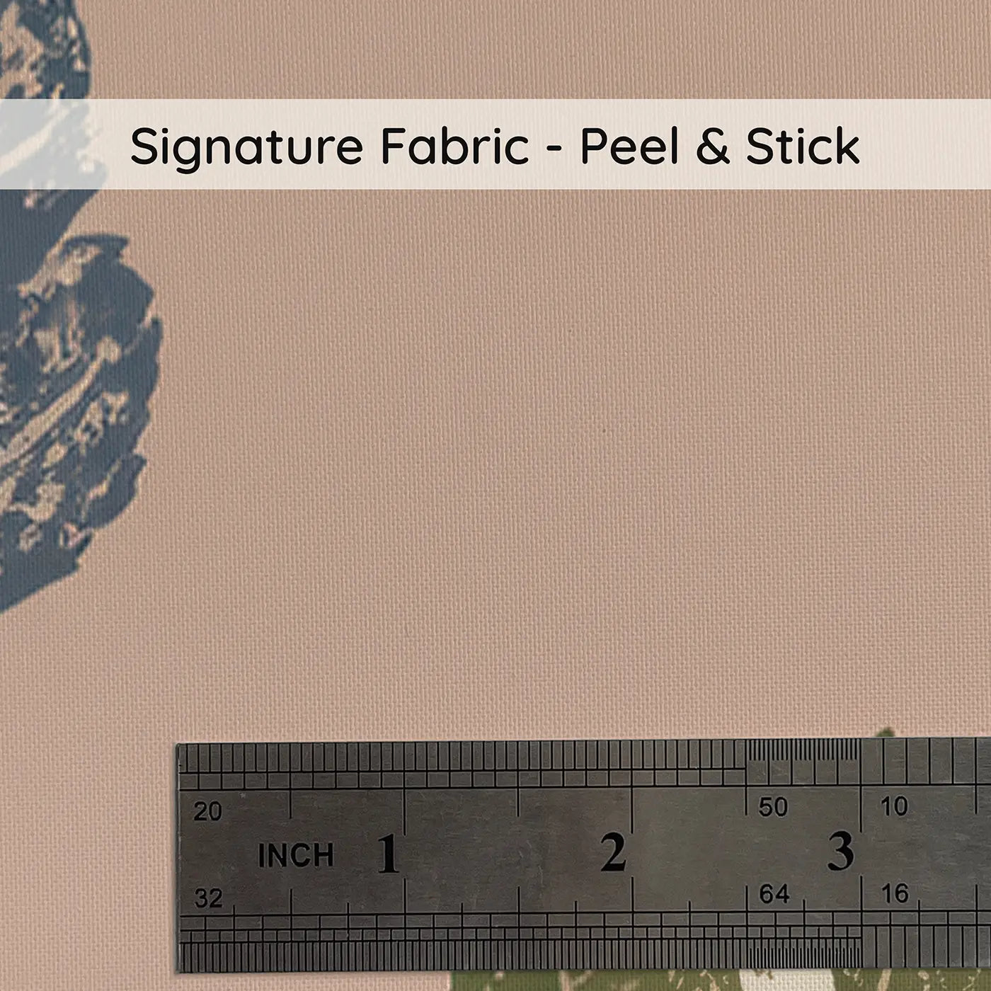 Pressed Botanical Specimens Block Print on peel and stick fabric - Whimsy Tots
