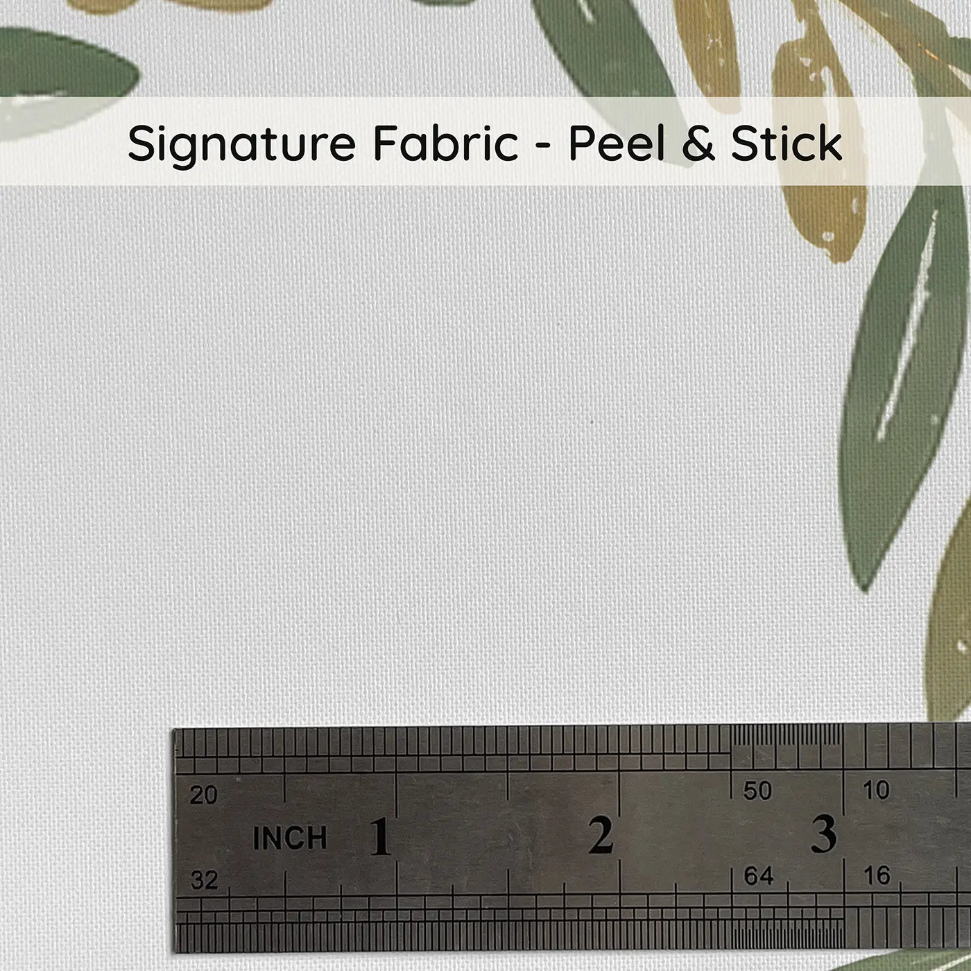 Dense Ivy Tendrils Block Print on peel and stick fabric - Whimsy Tots