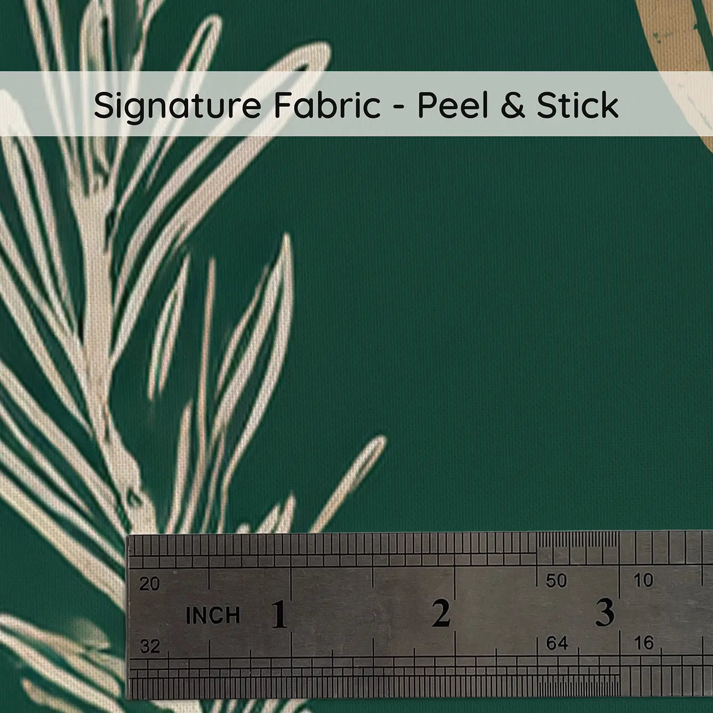 Rosemary Sprigs Block Print on peel and stick fabric - Whimsy Tots