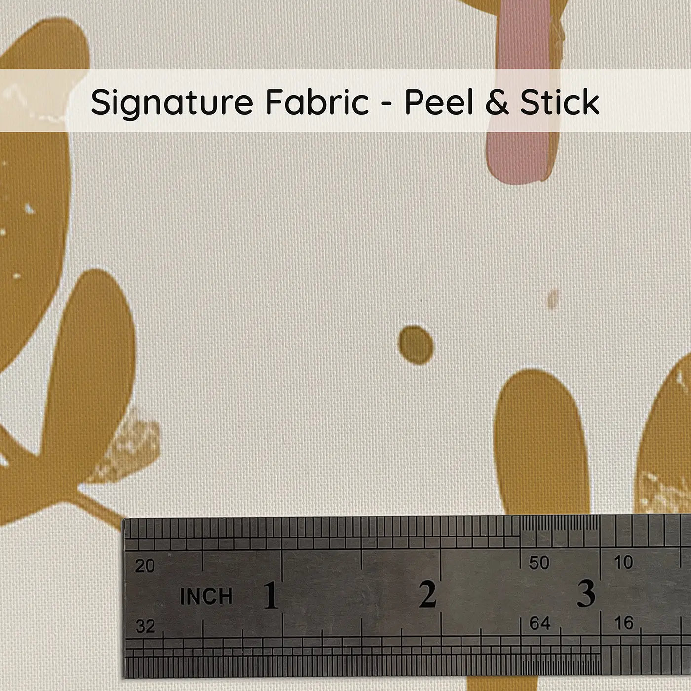 Pressed Botanical Specimens Block Print II on peel and stick fabric - Whimsy Tots