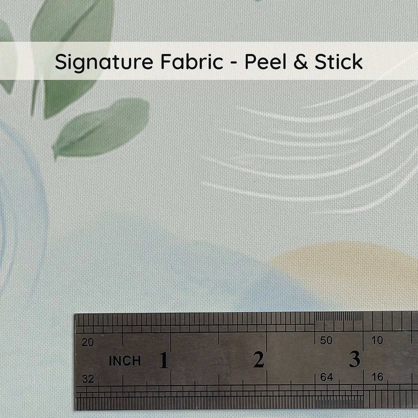 River Meandering Soft Pastel on peel and stick fabric - Whimsy Tots