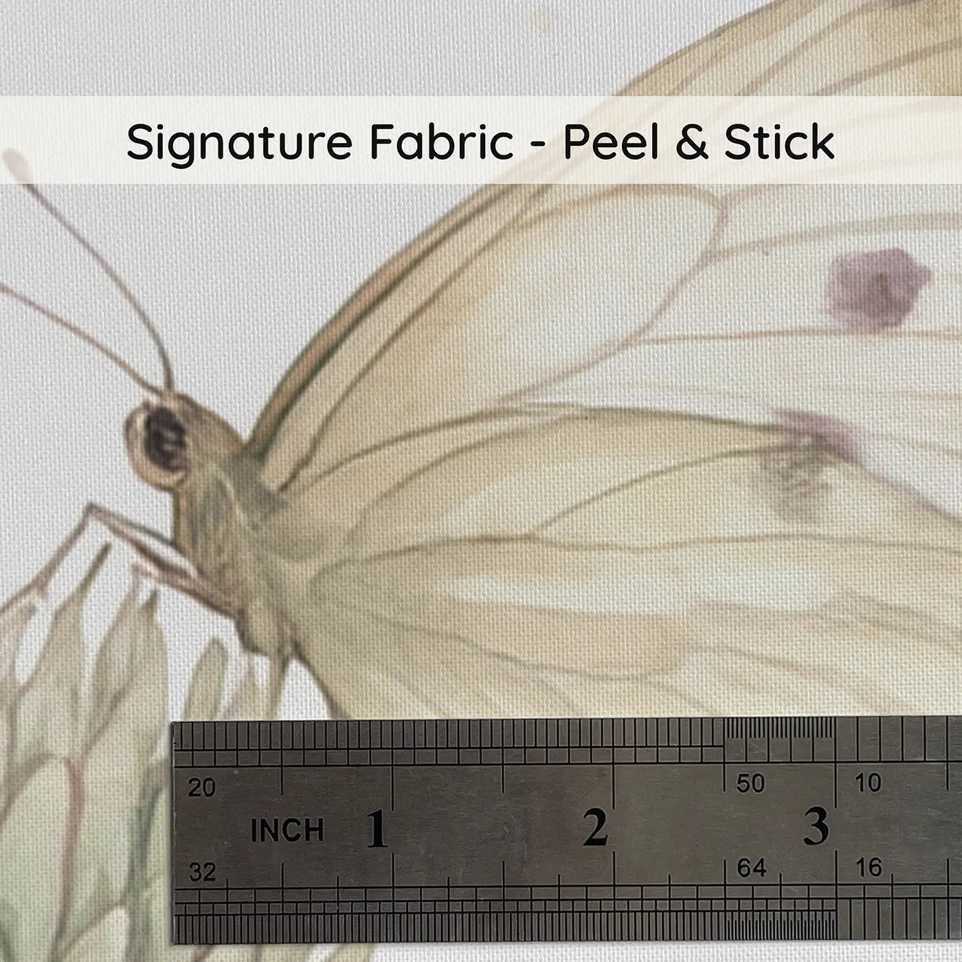 Painted Lady Butterfly Watercolor III on peel and stick fabric - Whimsy Tots