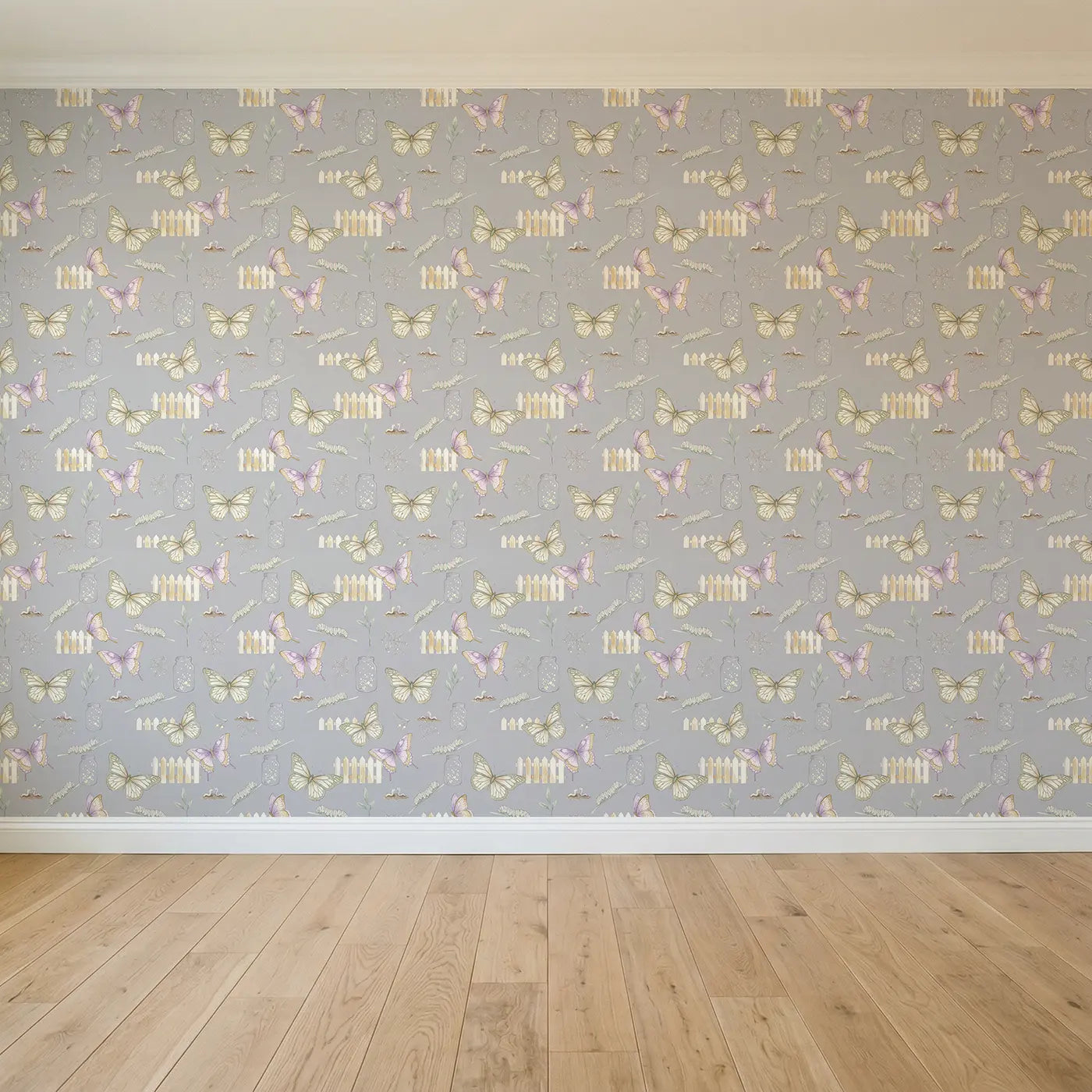 Swallowtail Butterfly Elegant Watercolor seamless wallpaper full pattern - Whimsy Tots