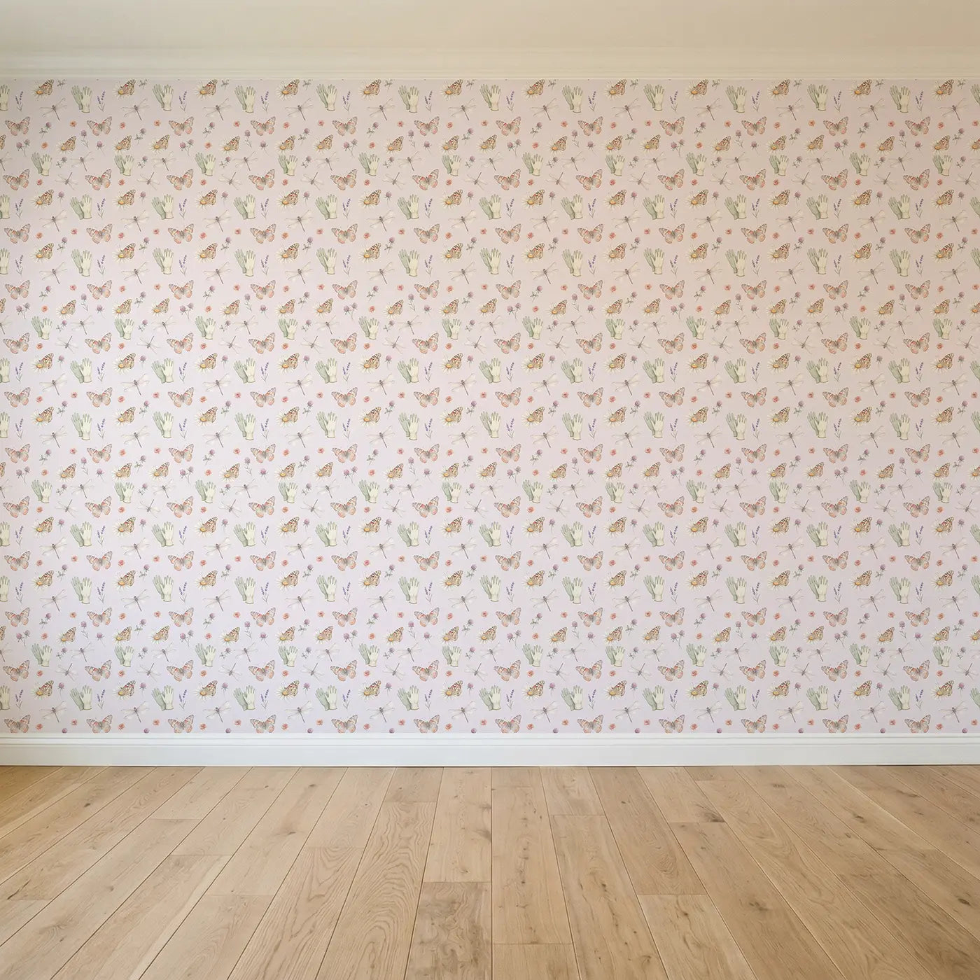 Butterfly Watercolor-Washed Watercolor seamless wallpaper full pattern - Whimsy Tots