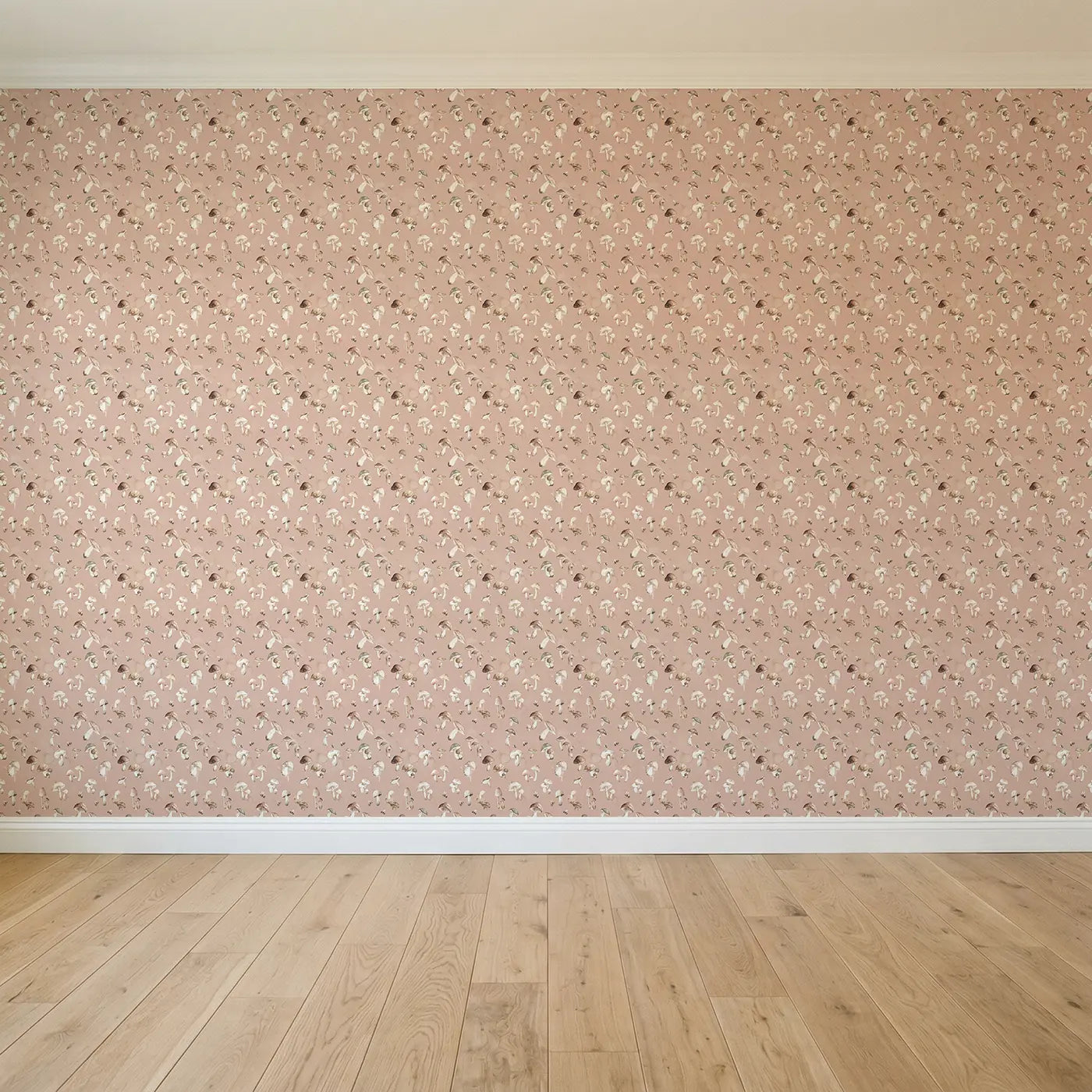 Brown Cream Watercolor seamless wallpaper full pattern - Whimsy Tots