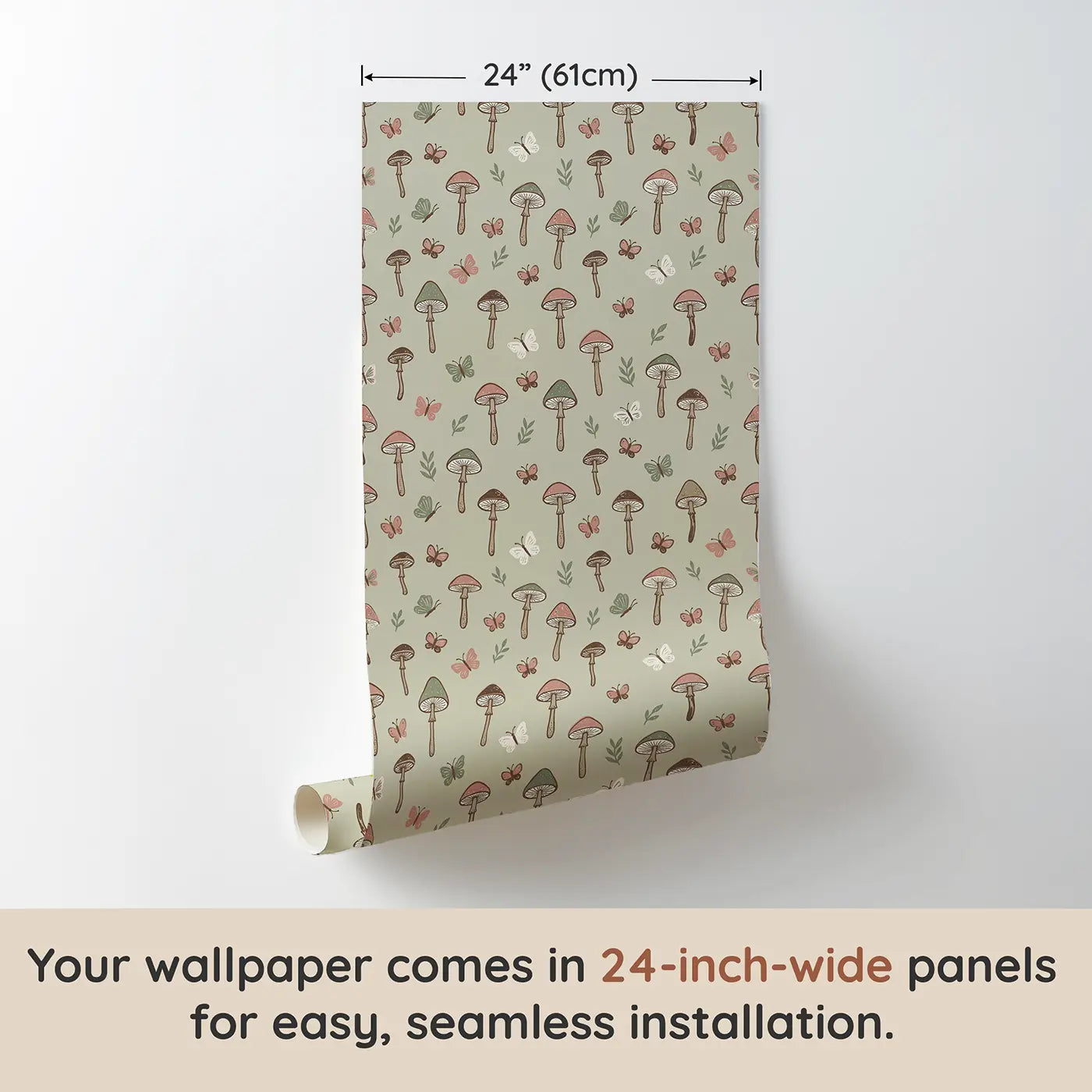 Tall Skinny Block Print wallpaper panel dimensions - Whimsy Tots