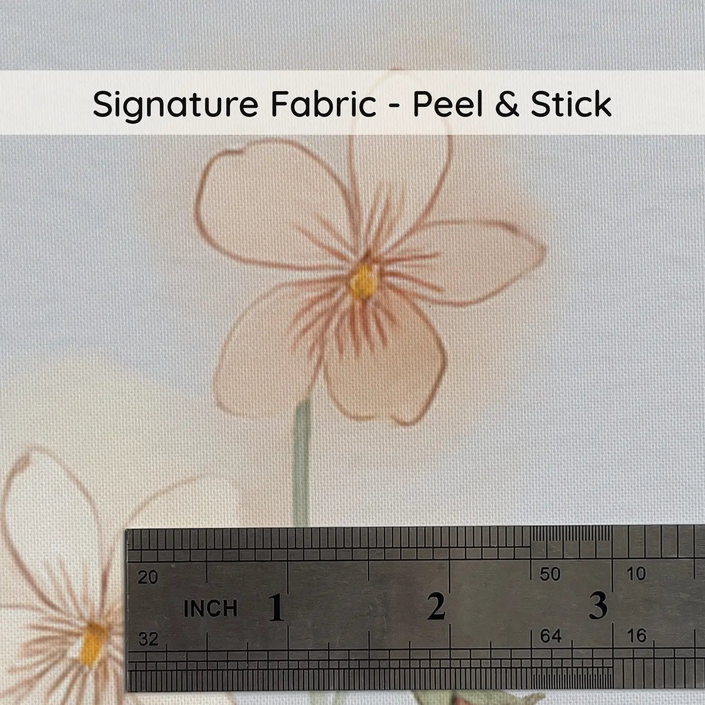 Tiny Woodland Violets Watercolor on peel and stick fabric - Whimsy Tots