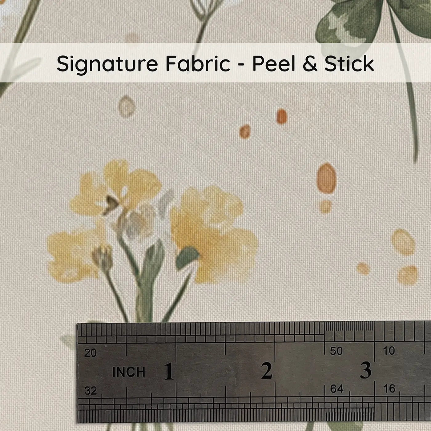 Dried Wildflower Ditsy Floral on peel and stick fabric - Whimsy Tots