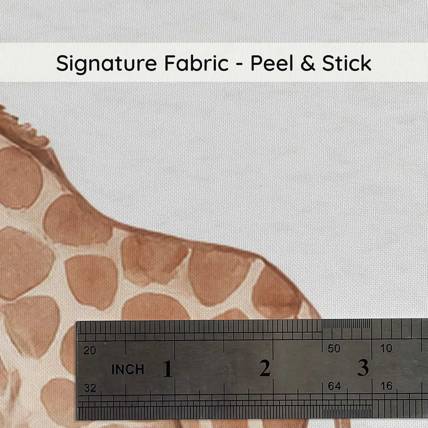 Giraffes Soft Watercolor on peel and stick fabric - Whimsy Tots