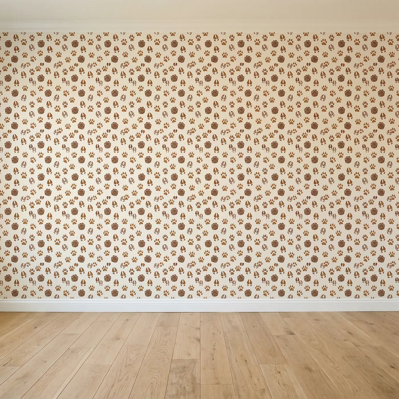 Safari Animal Block Print seamless wallpaper full pattern - Whimsy Tots
