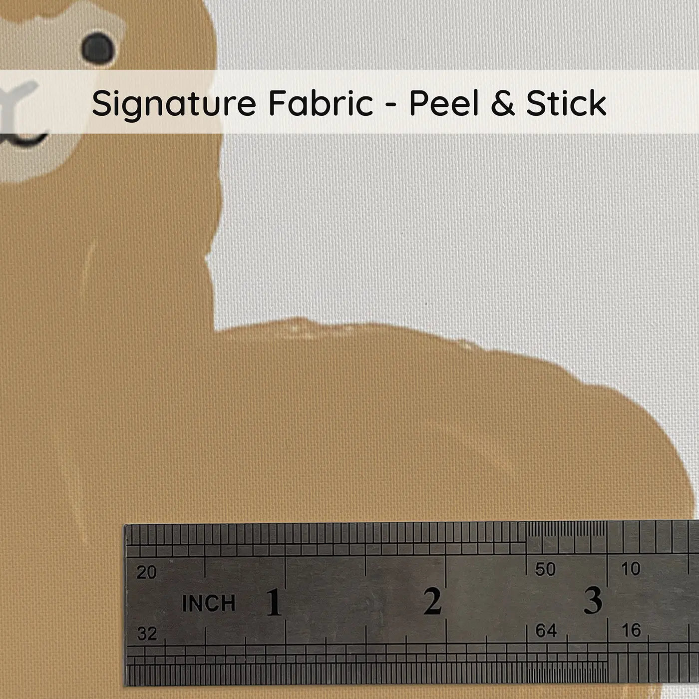 Fluffy Alpacas Modern Illustration on peel and stick fabric - Whimsy Tots