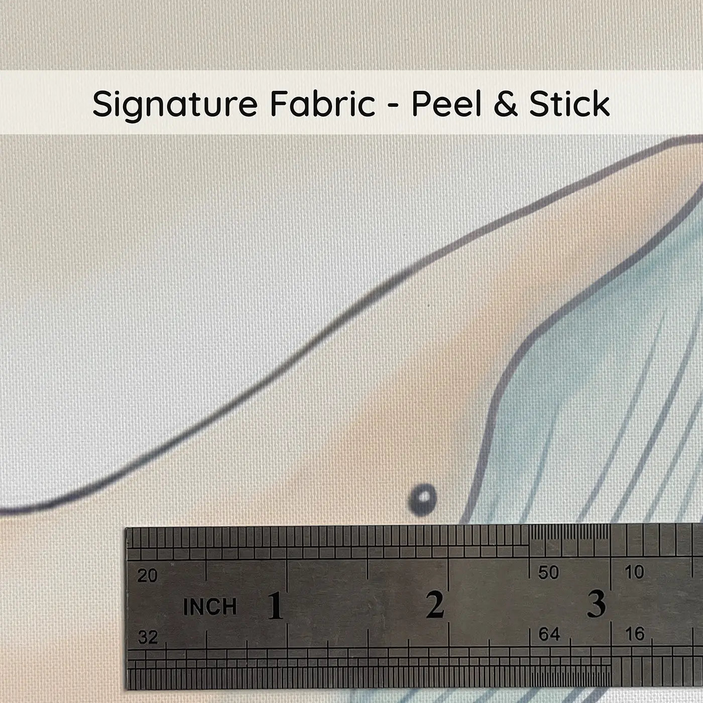 Narwhal Pair Soft Pastel on peel and stick fabric - Whimsy Tots