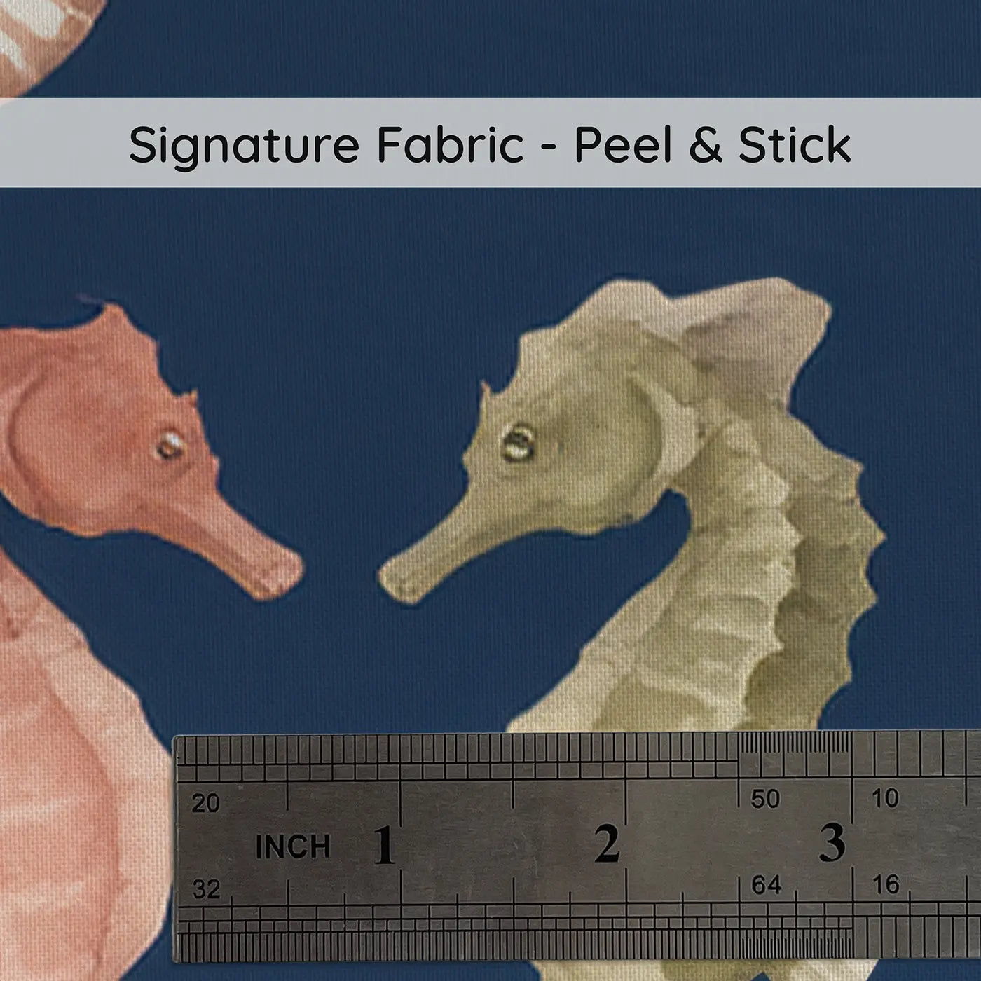 Narwhal Pair Diving Watercolor on peel and stick fabric - Whimsy Tots