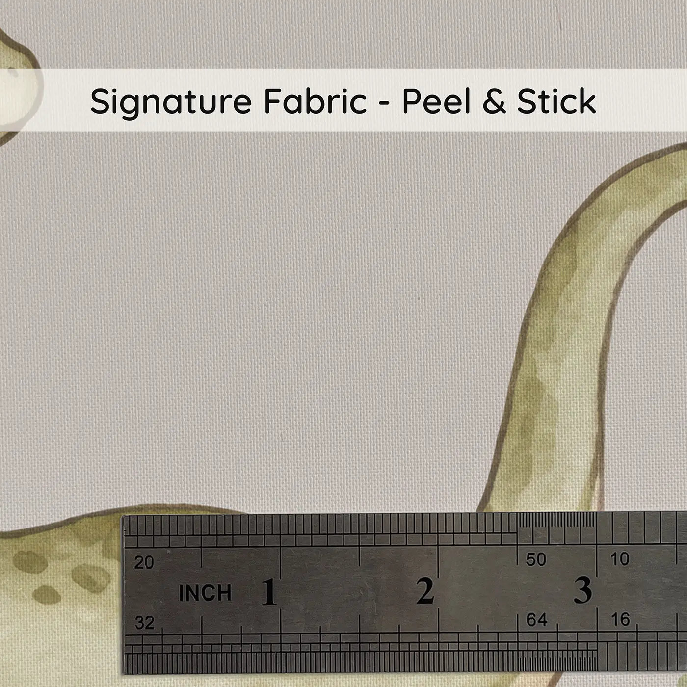 Diplodocus Walking Watercolor on peel and stick fabric - Whimsy Tots