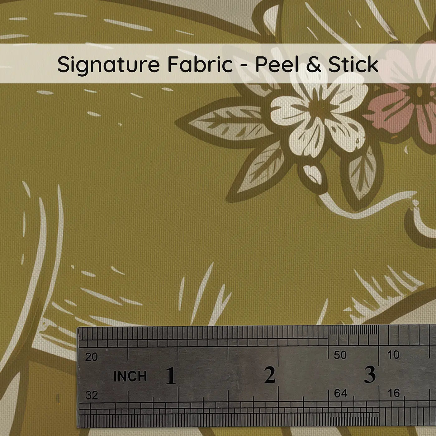 Pterodactyl Carrying Block Print on peel and stick fabric - Whimsy Tots