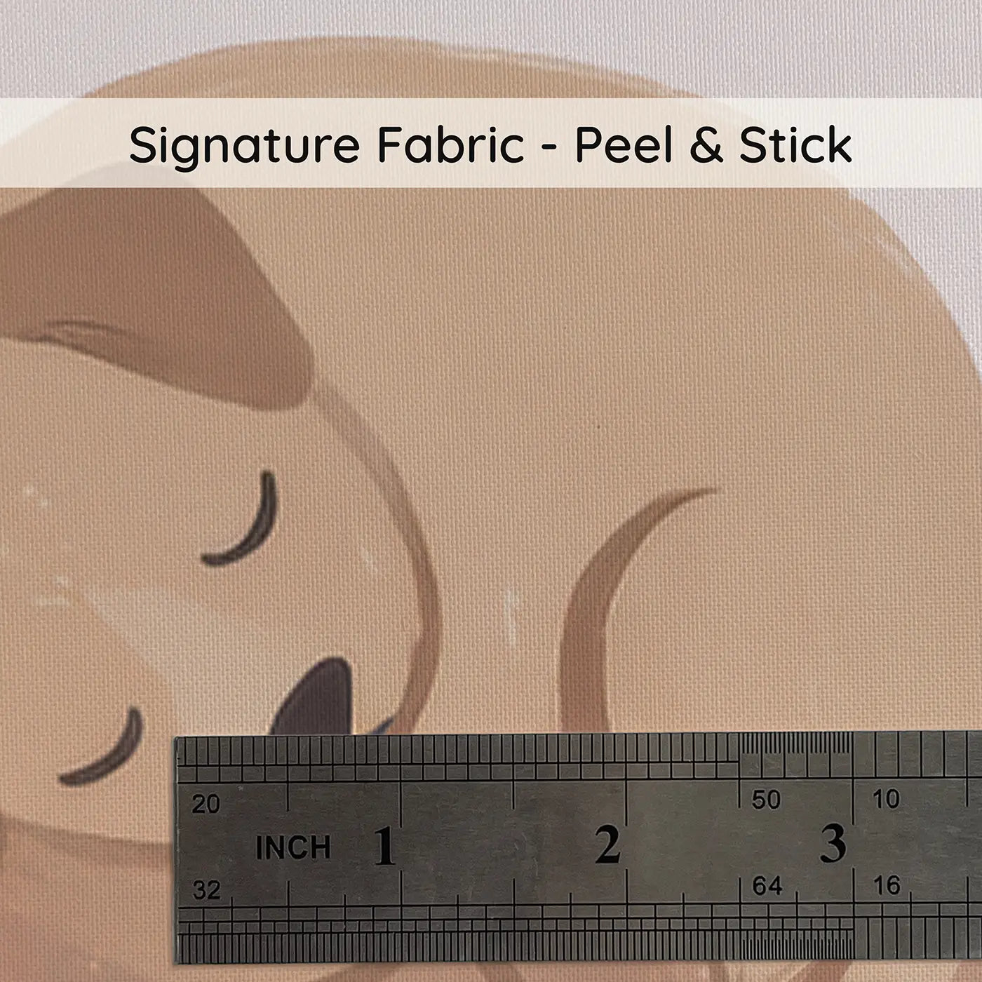 Sleeping Puppies Modern Illustration on peel and stick fabric - Whimsy Tots