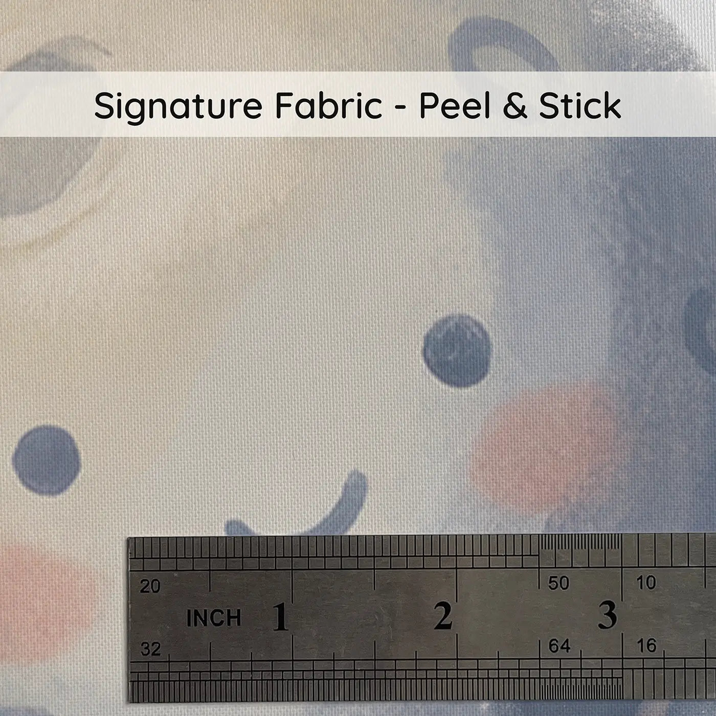 Asteroid Belt Rocks Soft Pastel on peel and stick fabric - Whimsy Tots