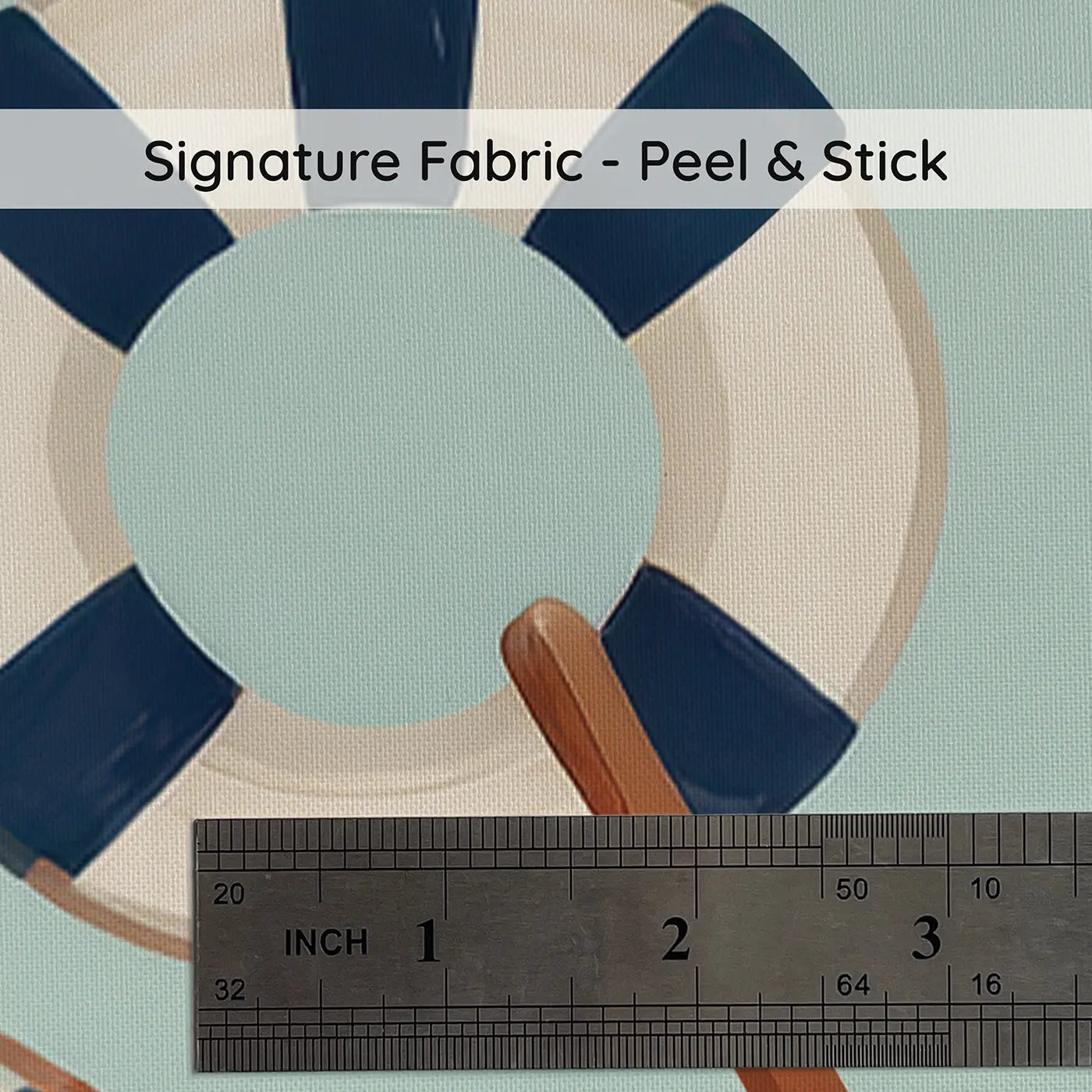 Boat Oars Modern Illustration on peel and stick fabric - Whimsy Tots