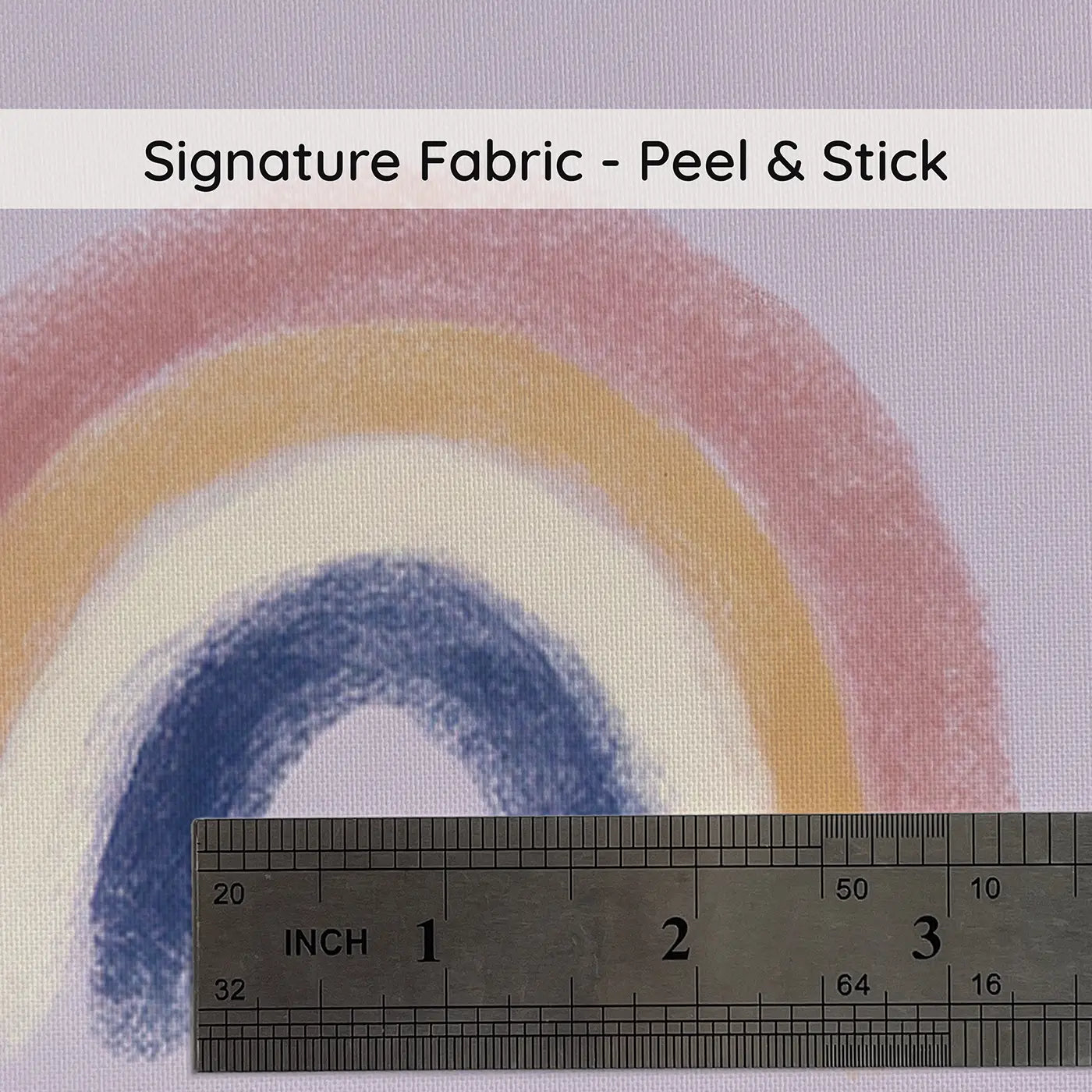 Whimsical Sun Soft Pastel on peel and stick fabric - Whimsy Tots